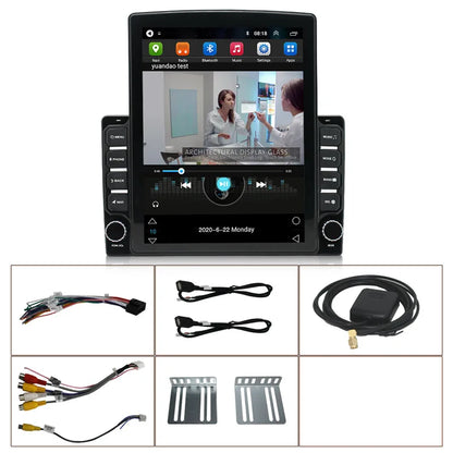 Radio Multimedia screen with GPS for wagon wagon wagon, video player, Android 11, 1 Din or 2 Din Universal with Base, 9.7 inch, stereo, Toyota, GMC, Ford, Honda, chevrolet, Radio model new 2022