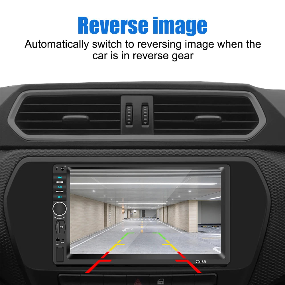 Auto Stereo Car MP5 Player 7" AUX Stereo Receiver Mirror Link Car Radio HD Head Unit 7010B /7012B/7018B 2Din