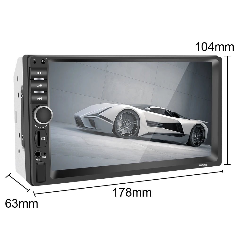 Auto Stereo Car MP5 Player 7" AUX Stereo Receiver Mirror Link Car Radio HD Head Unit 7010B /7012B/7018B 2Din